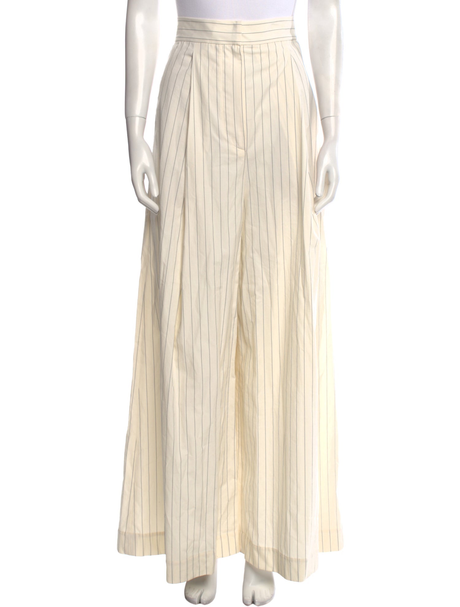 Brunello Cucinelli Striped Wide Leg Pants w/ Tags