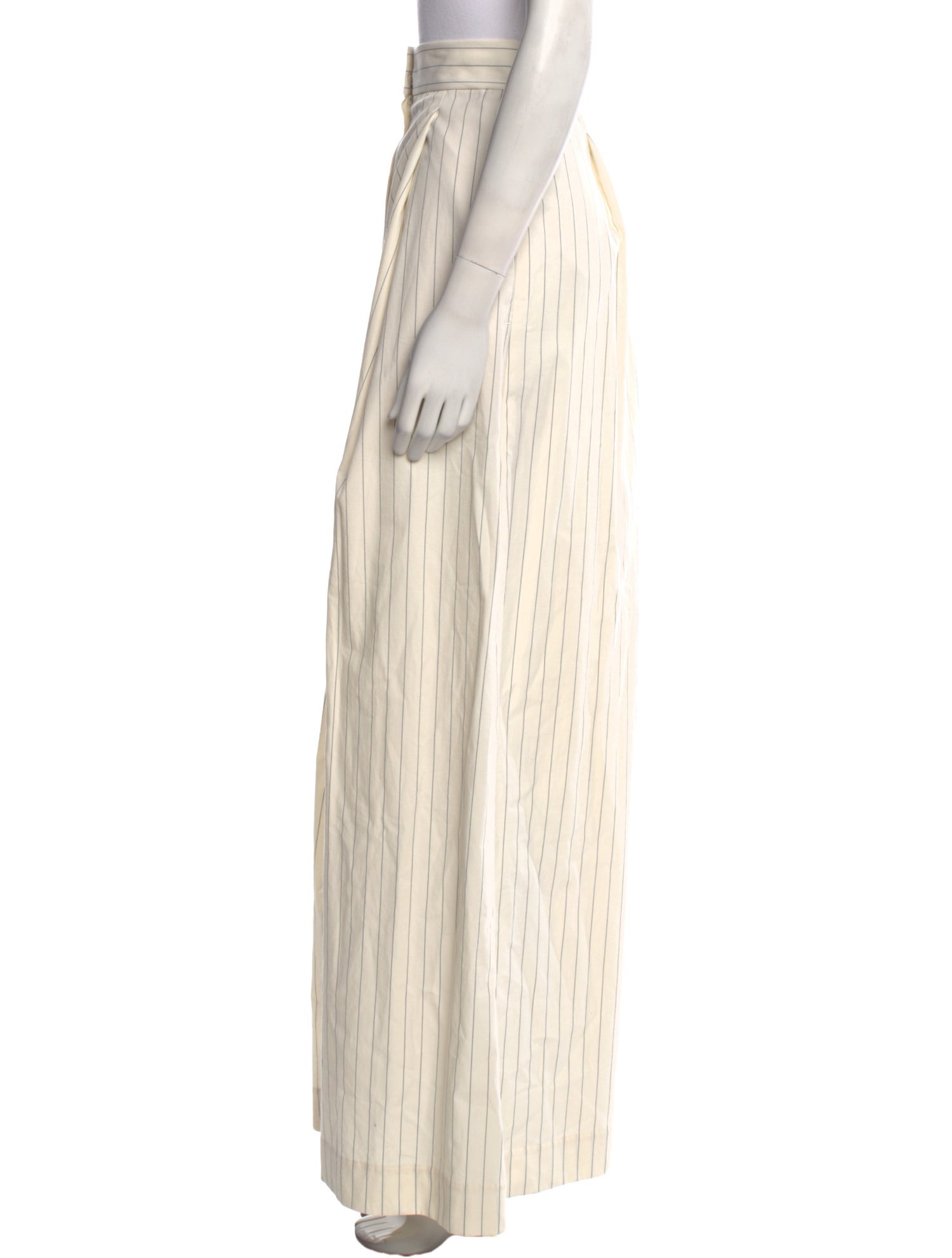 Brunello Cucinelli Striped Wide Leg Pants w/ Tags