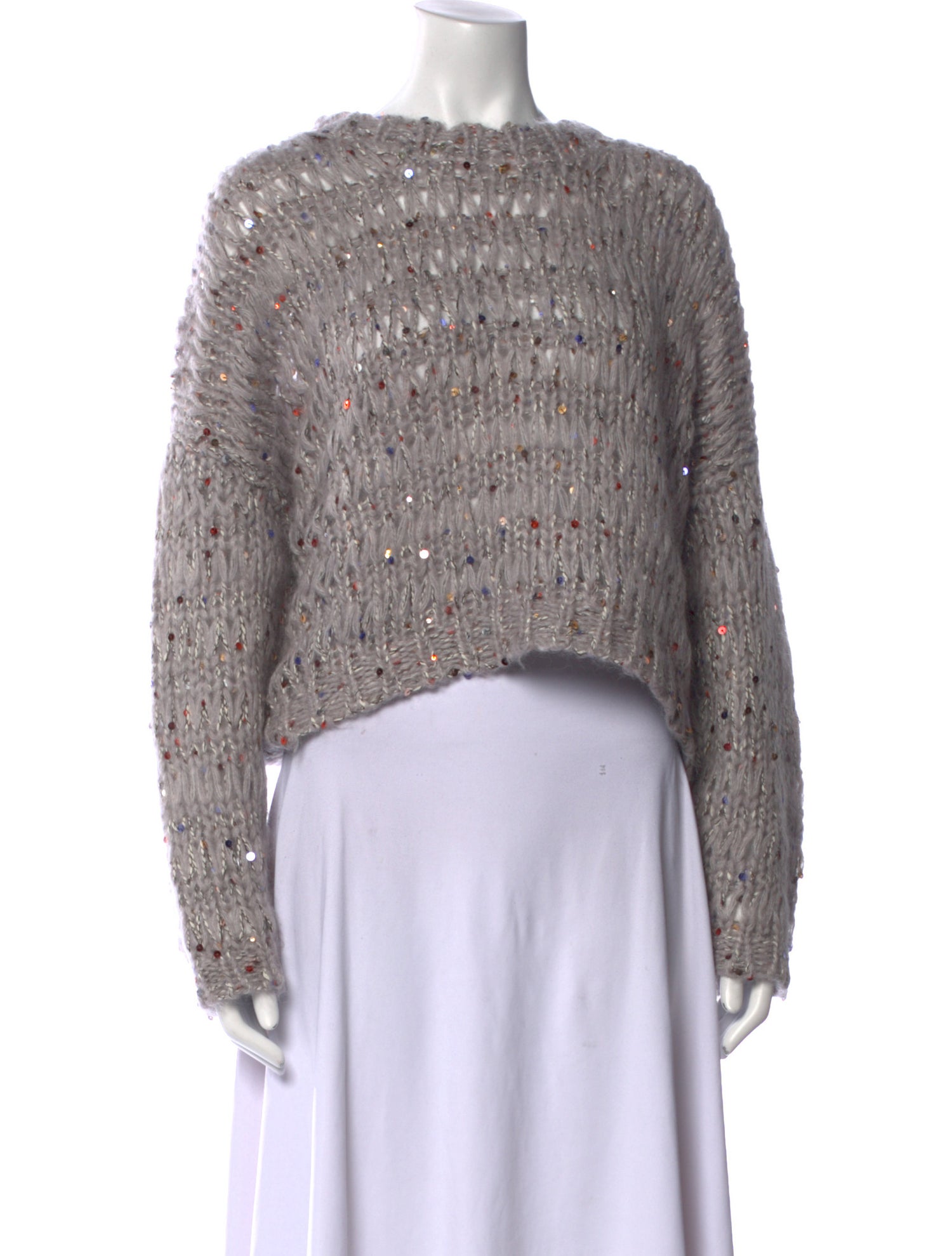 Brunello Cucinelli Mohair Printed Sweater