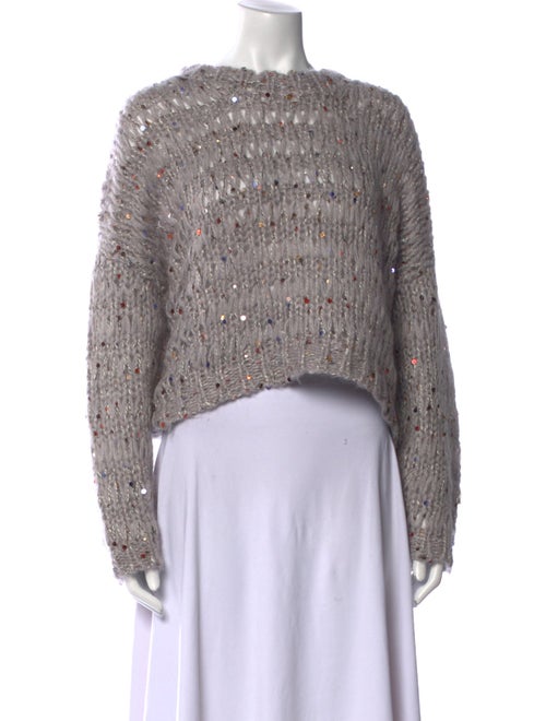 Brunello Cucinelli Mohair Printed Sweater