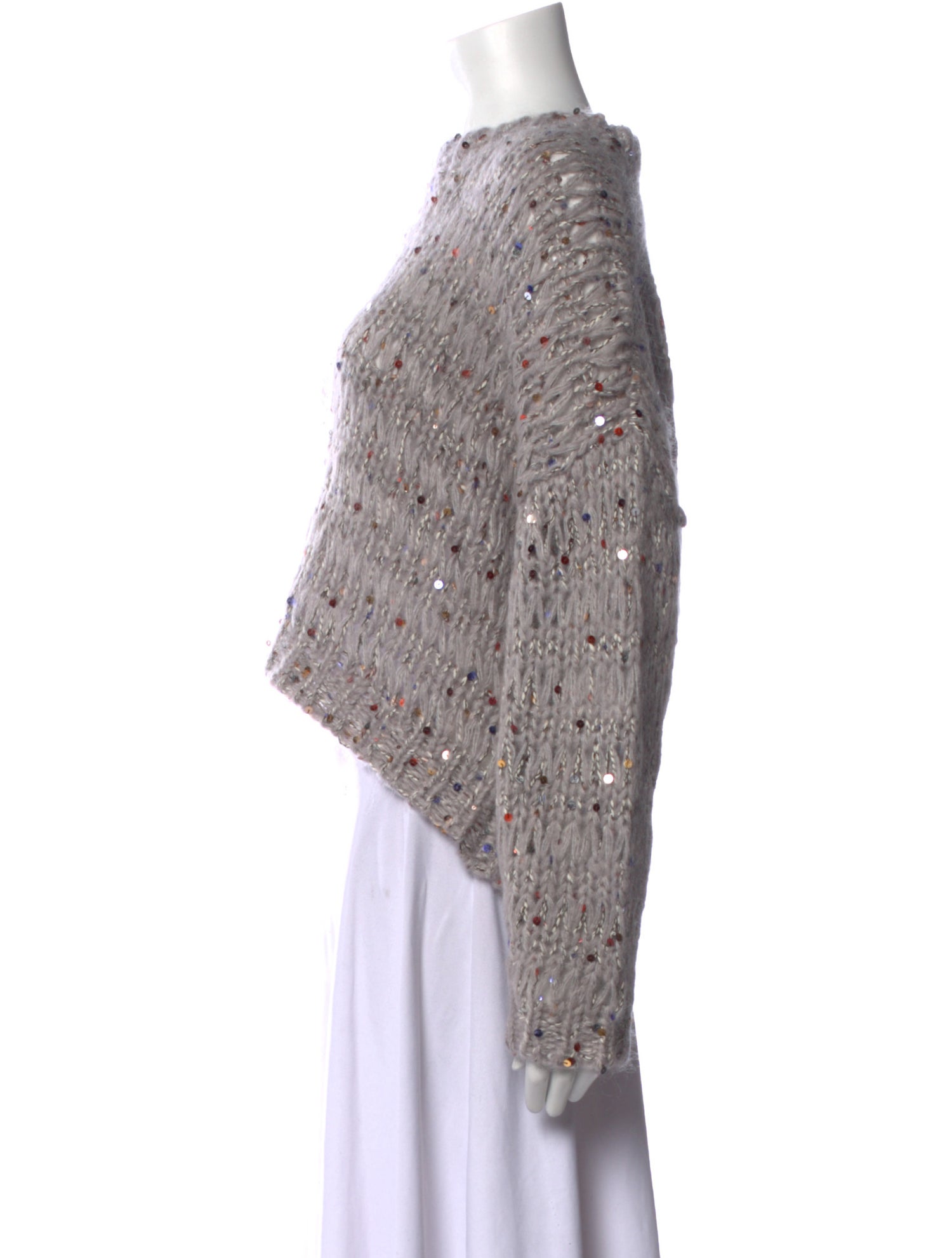 Brunello Cucinelli Mohair Printed Sweater