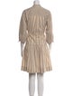 Brunello Cucinelli Striped Knee-Length Dress