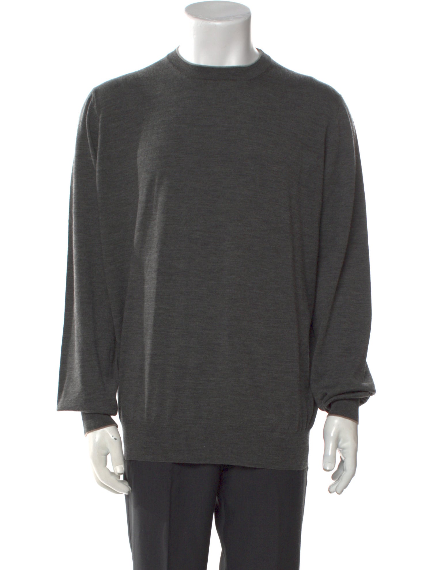 Brunello Cucinelli Crew Neck Long Sleeve Pullover