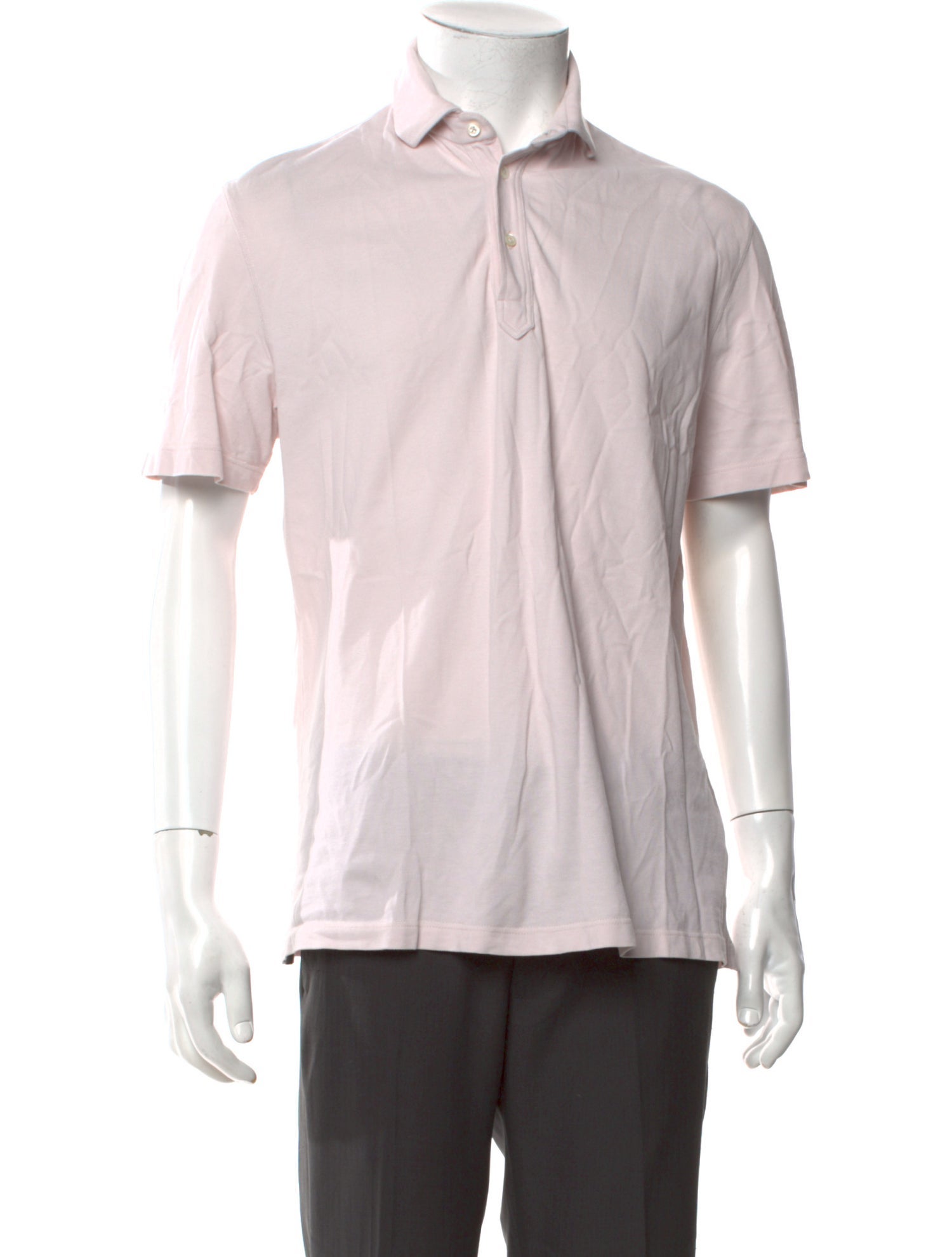 Brunello Cucinelli V-Neck Short Sleeve Polo Shirt