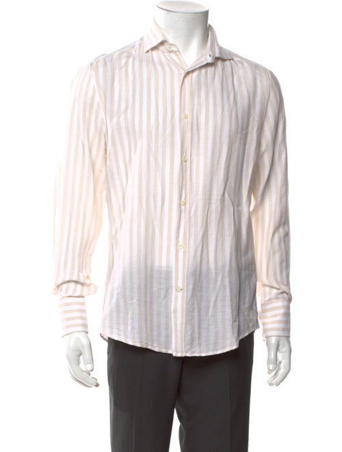 Brunello Cucinelli Striped Long Sleeve Shirt