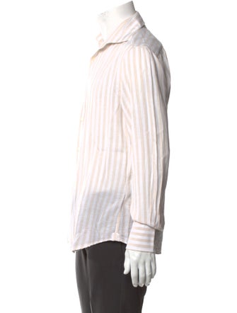 Brunello Cucinelli Striped Long Sleeve Shirt