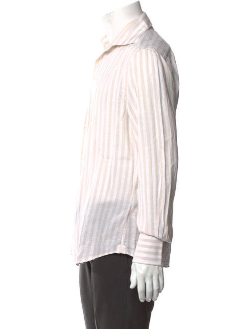 Brunello Cucinelli Striped Long Sleeve Shirt
