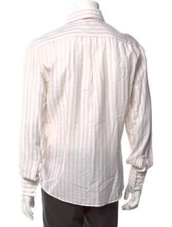 Brunello Cucinelli Striped Long Sleeve Shirt