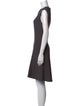 Brunello Cucinelli Crew Neck Knee-Length Dress