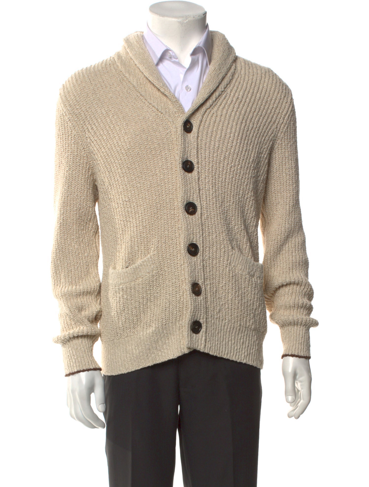 Brunello Cucinelli V-Neck Long Sleeve Cardigan