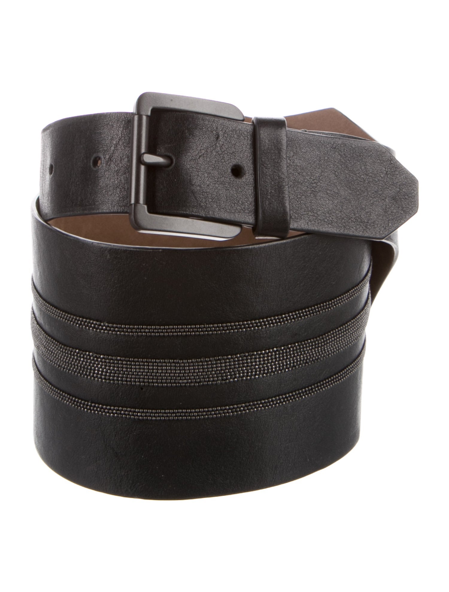 Brunello Cucinelli Wide Leather Belt