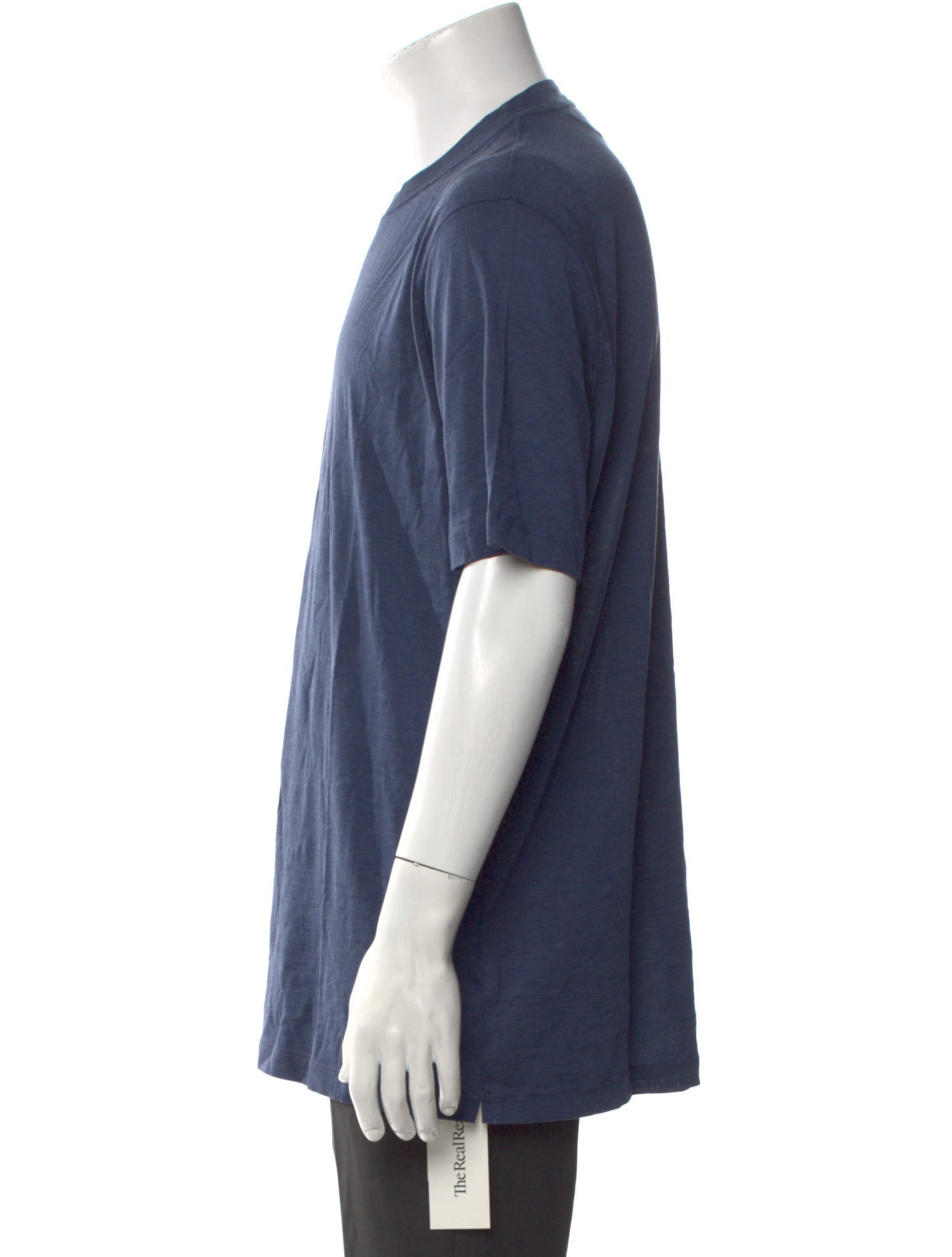 Brunello Cucinelli Silk Crew Neck T-Shirt