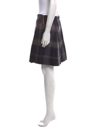 Brunello Cucinelli Virgin Wool Mini Skirt