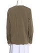Brunello Cucinelli Silk Crew Neck Blouse