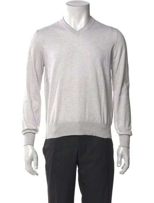 Brunello Cucinelli V-Neck Long Sleeve Pullover