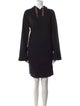 Brunello Cucinelli Mock Neck Mini Dress