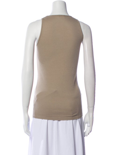 Brunello Cucinelli Scoop Neck Sleeveless Top