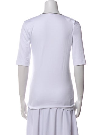 Brunello Cucinelli V-Neck Short Sleeve T-Shirt