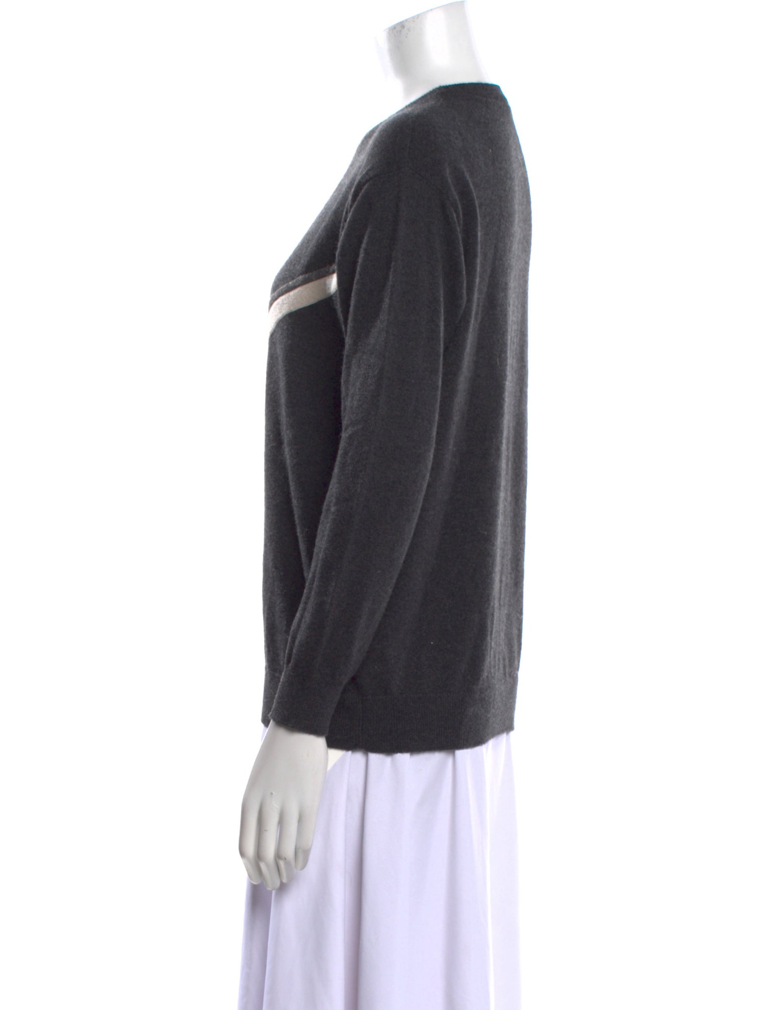 Brunello Cucinelli Cashmere Striped Sweater