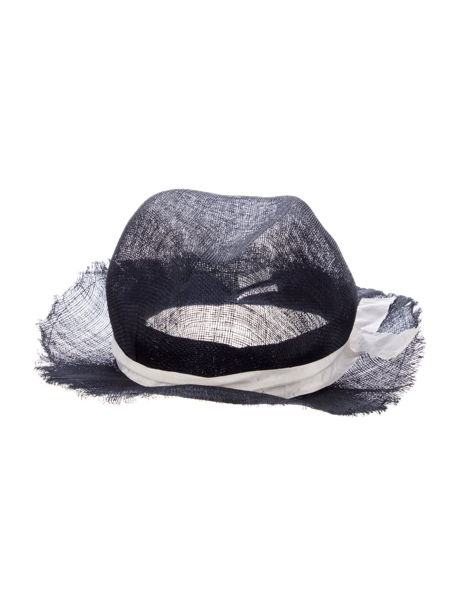 Brunello Cucinelli Raw-Edge Straw Fedora