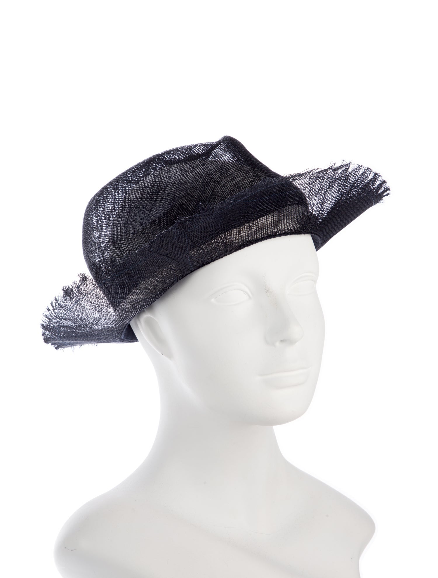 Brunello Cucinelli Raw-Edge Straw Fedora