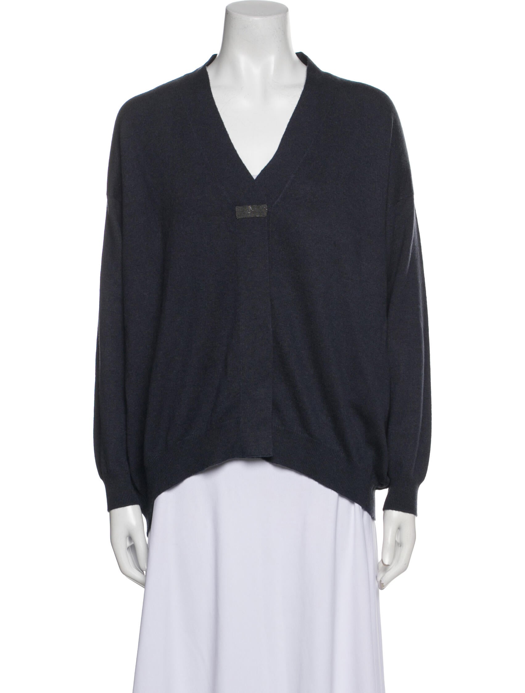 Brunello Cucinelli Cashmere V-Neck Sweater