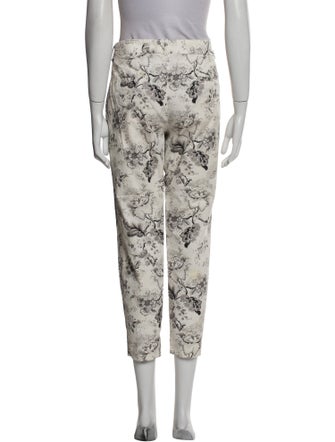 Brunello Cucinelli Floral Print Straight Leg Pants