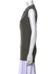 Brunello Cucinelli Mock Neck Sleeveless Top