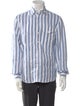 Brunello Cucinelli Linen Striped Shirt