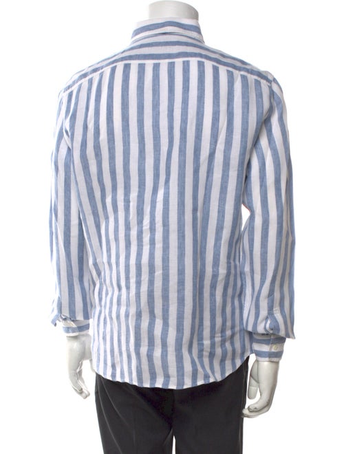 Brunello Cucinelli Linen Striped Shirt