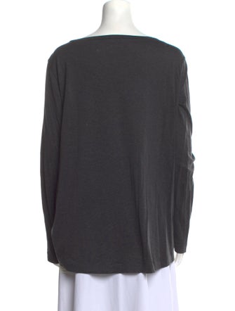 Brunello Cucinelli Scoop Neck Long Sleeve T-Shirt