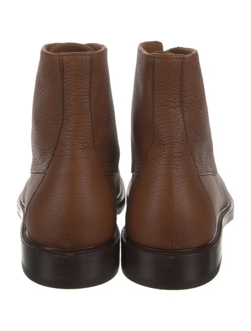 Brunello Cucinelli Leather Lace-Up Boots