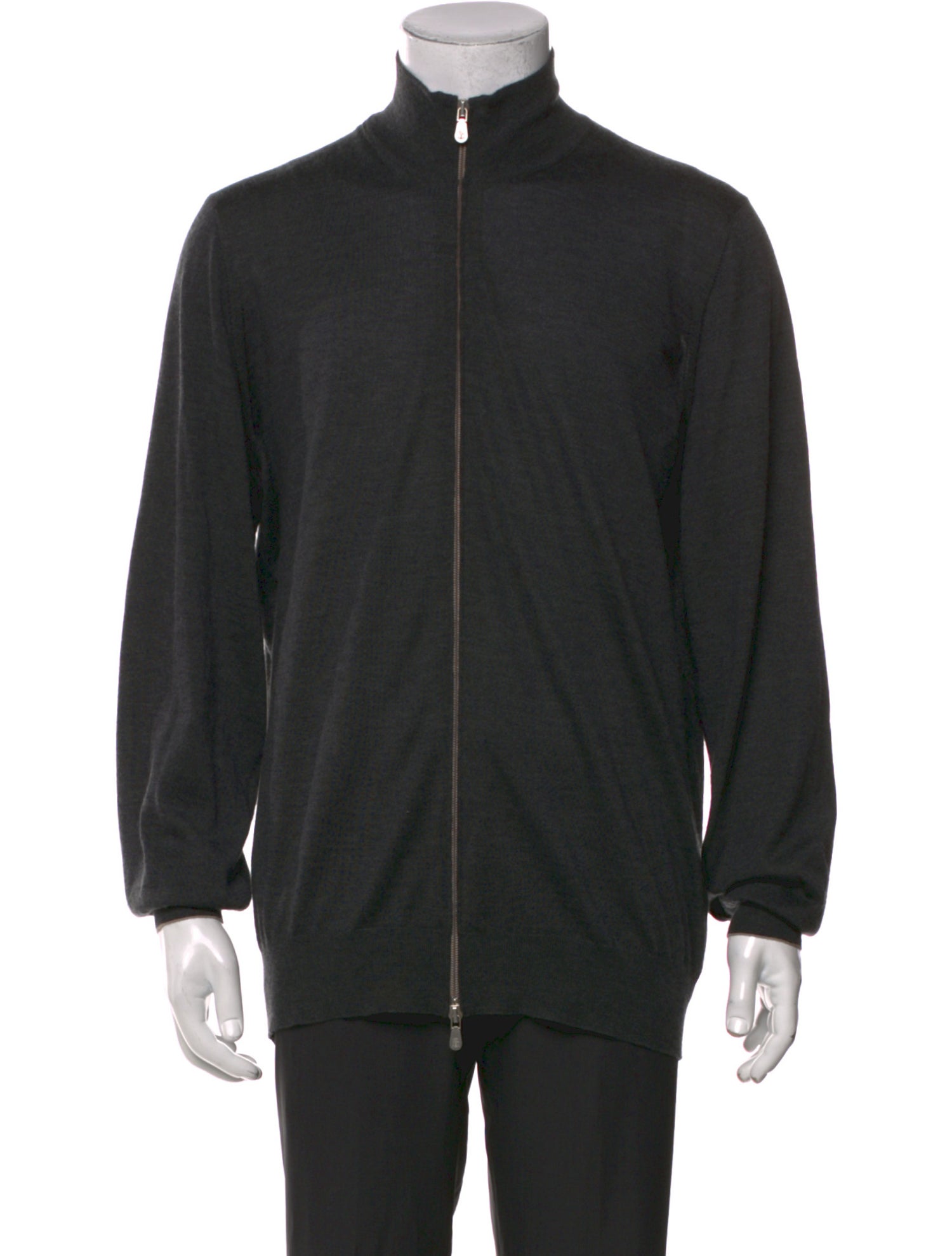 Brunello Cucinelli Cashmere Mock Neck Cardigan