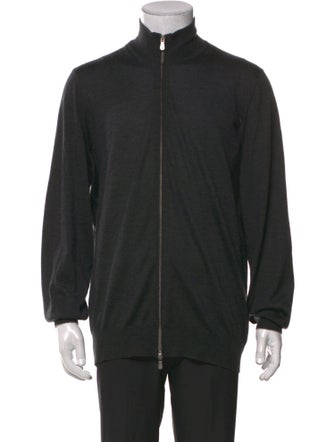 Brunello Cucinelli Cashmere Mock Neck Cardigan