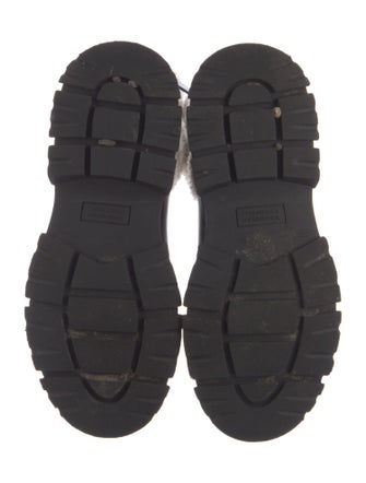 Brunello Cucinelli Leather Colorblock Pattern Boots