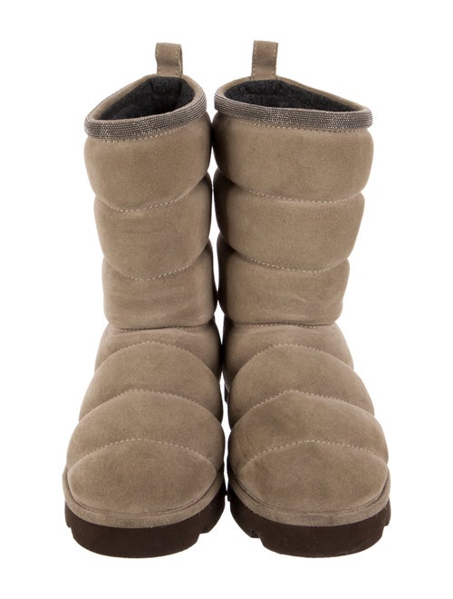 Brunello Cucinelli Monili Suede Boots