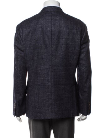 Brunello Cucinelli Plaid Print Blazer