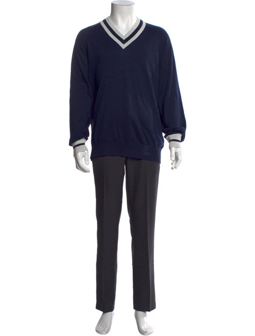 Brunello Cucinelli V-Neck Long Sleeve Pullover