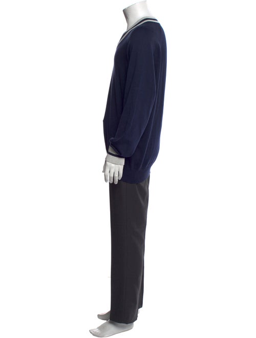 Brunello Cucinelli V-Neck Long Sleeve Pullover