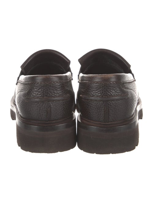 Brunello Cucinelli Monili Leather Loafers