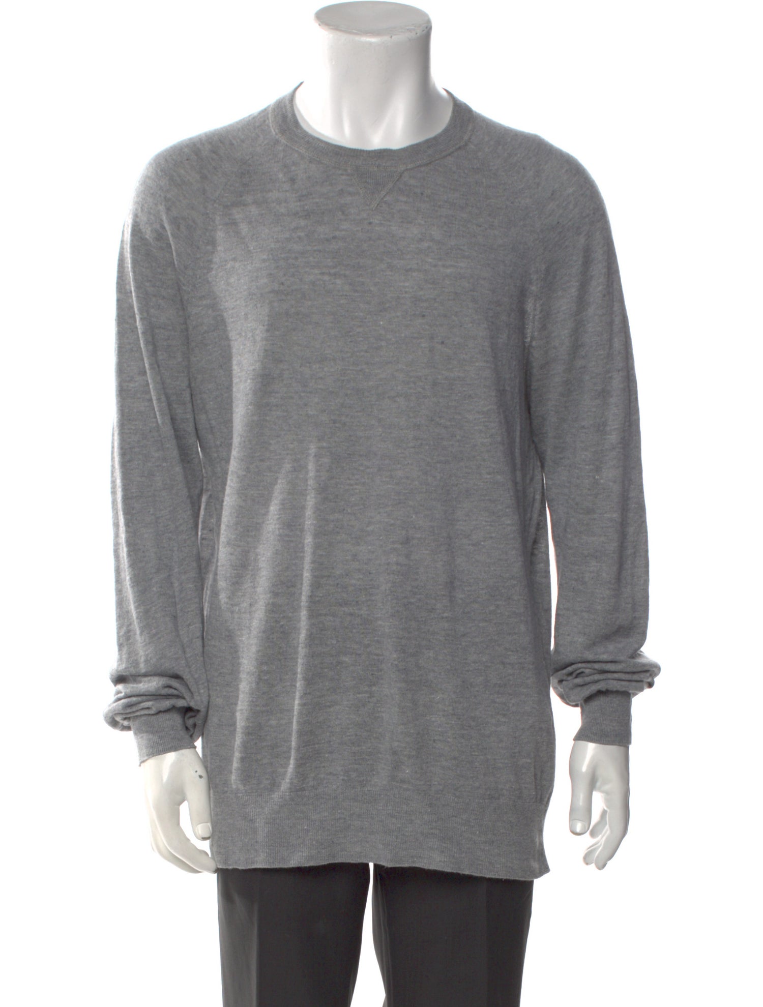 Brunello Cucinelli Linen Crew Neck Sweatshirt