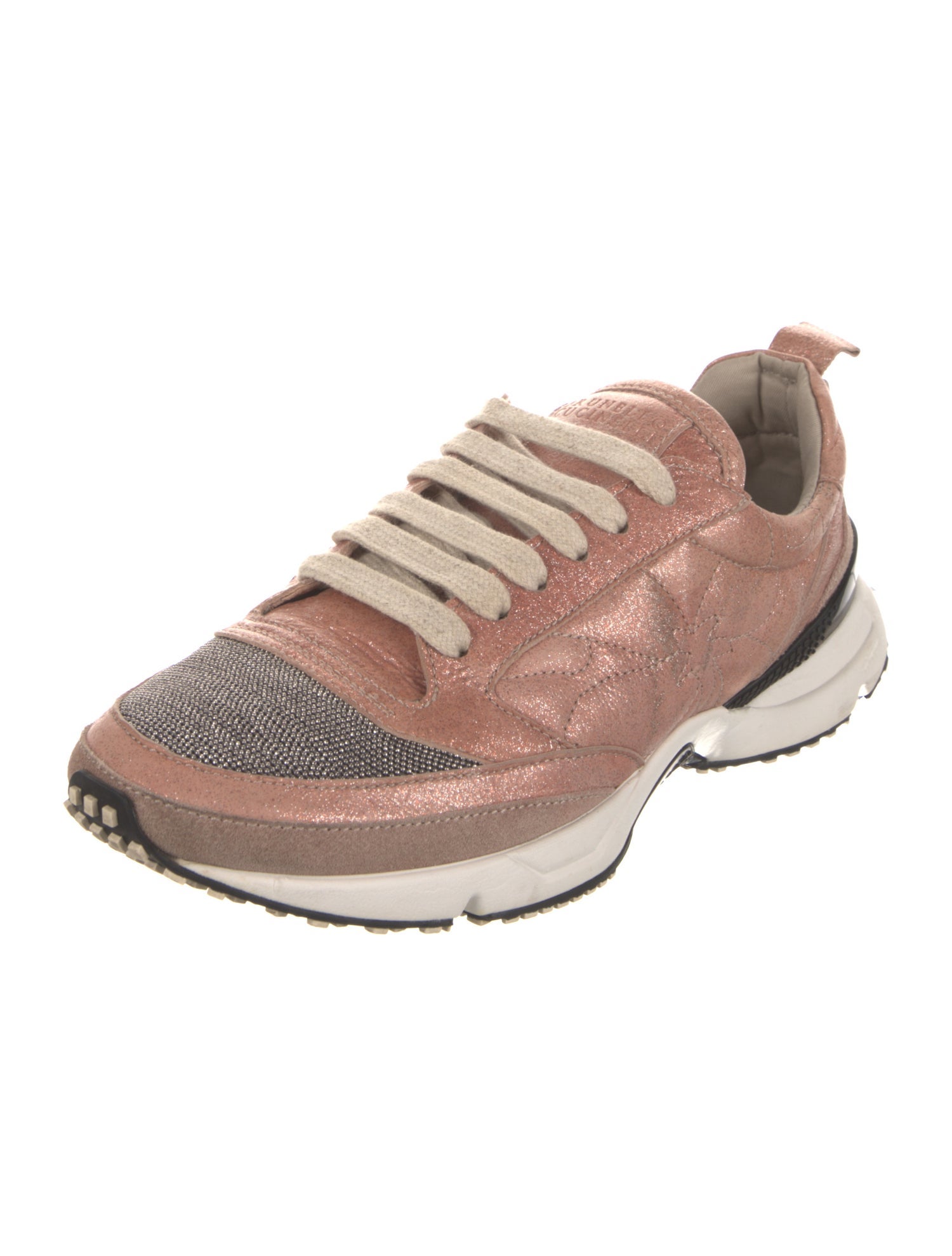 Brunello Cucinelli Monili Leather Sneakers