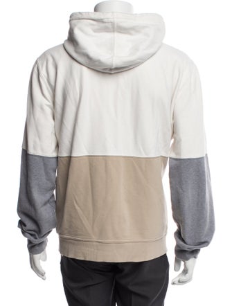 Brunello Cucinelli Colorblock Pattern Crew Neck Hoodie