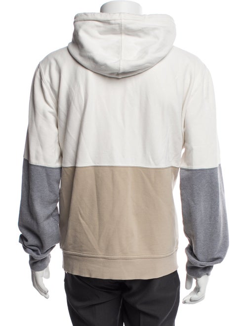 Brunello Cucinelli Colorblock Pattern Crew Neck Hoodie