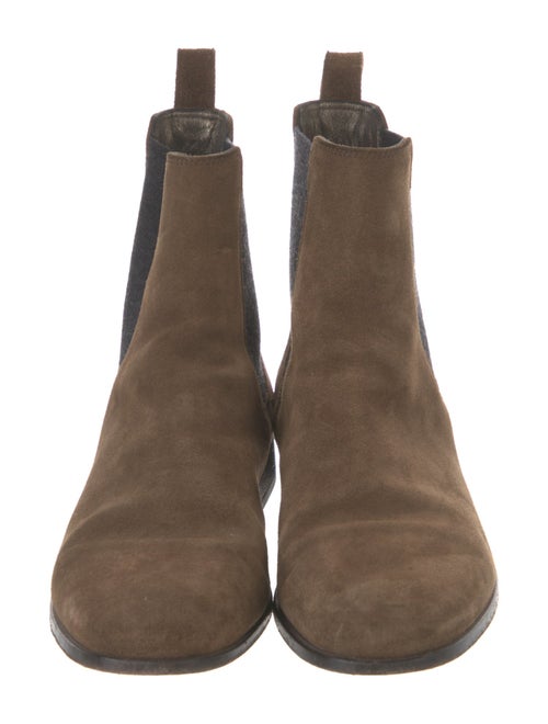 Brunello Cucinelli Monili Suede Chelsea Boots
