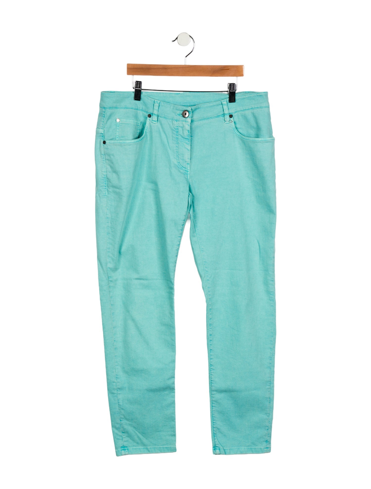 Brunello Cucinelli Mid-Rise Straight Leg Jeans