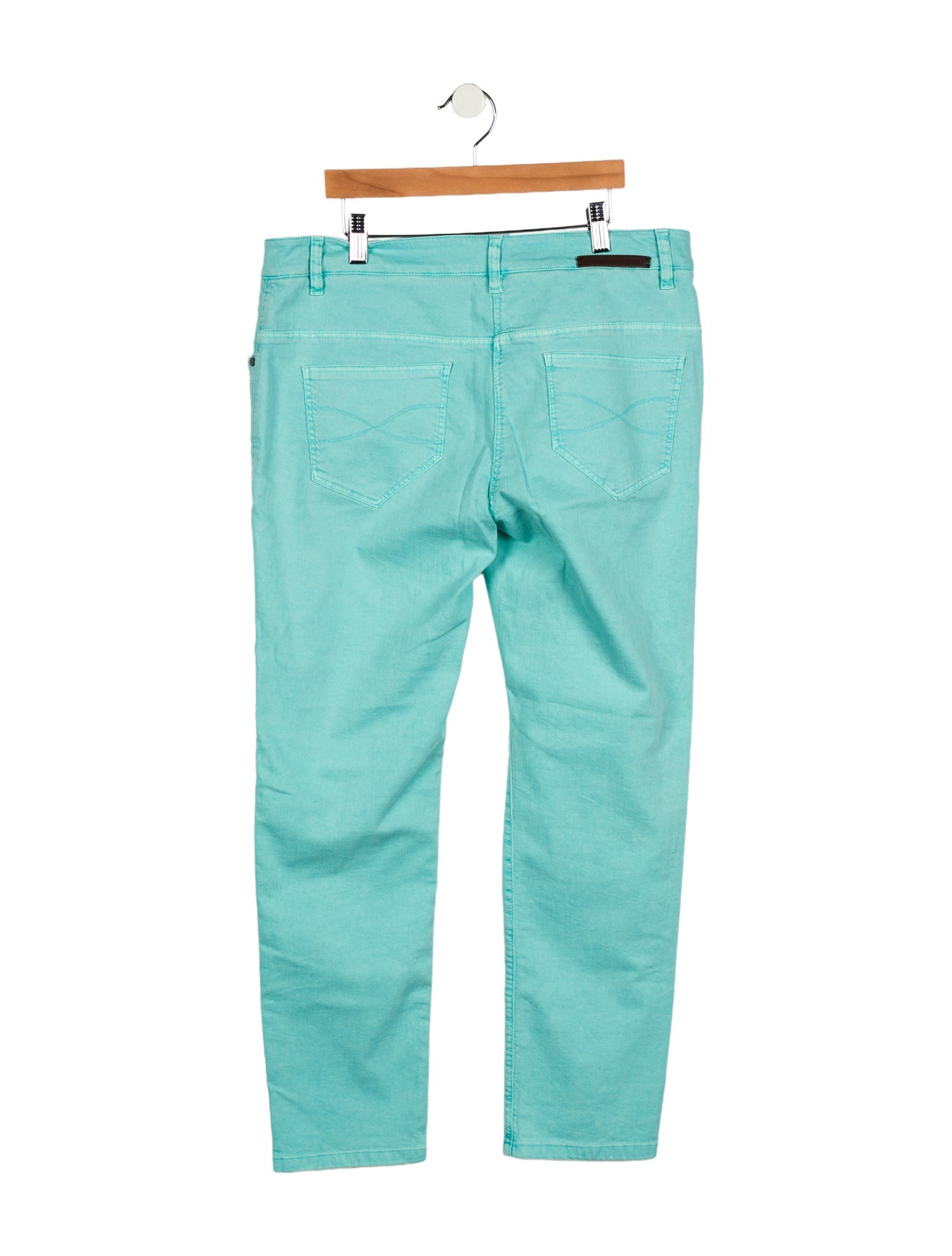 Brunello Cucinelli Mid-Rise Straight Leg Jeans