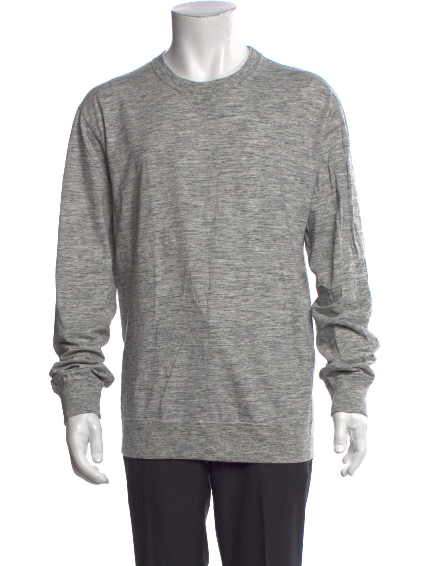 Brunello Cucinelli Crew Neck Long Sleeve T-Shirt