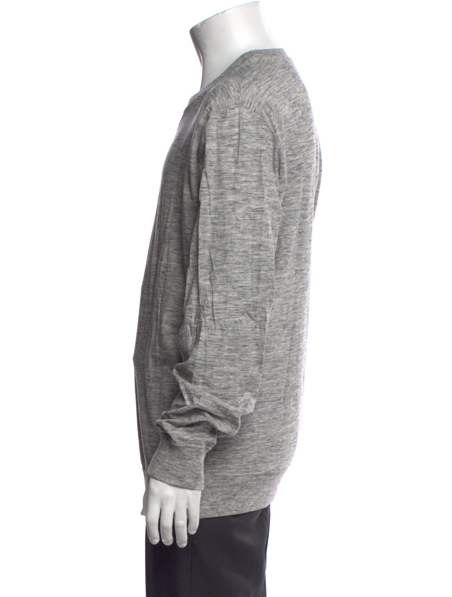 Brunello Cucinelli Crew Neck Long Sleeve T-Shirt