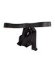 Brunello Cucinelli Leather Grosgrain Trim Waist Belt